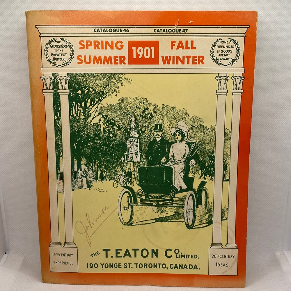 T. Eaton Co 1901 Catalogue 1970 Printing Reproduction 248 Pages Toronto Canada
